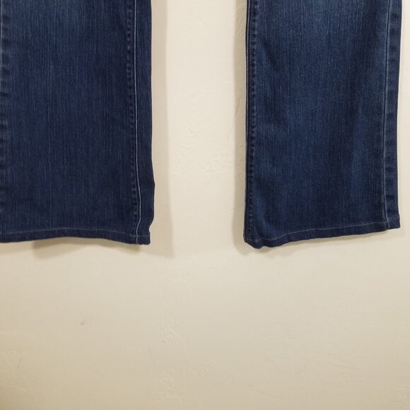 White House Black Market Flare Leg Stretch Jeans Blue Size 6 - Picture 3 of 10
